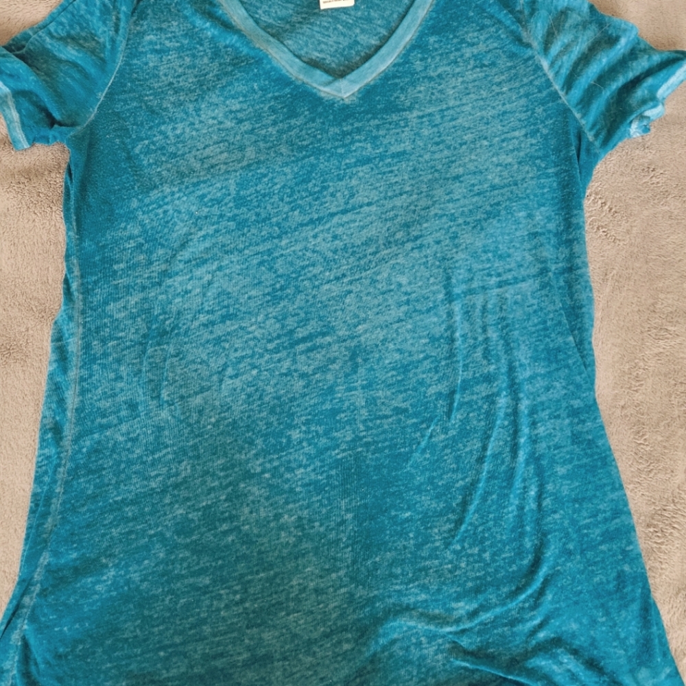 Pink by Victoria's Secret V-neck T-shirt Sz M